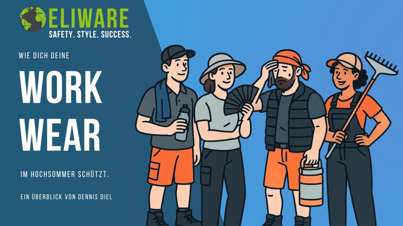 Arbeitskleidung, die dich im Sommer vor gesundheitlichen Gefahren wie Überhitzung schützt